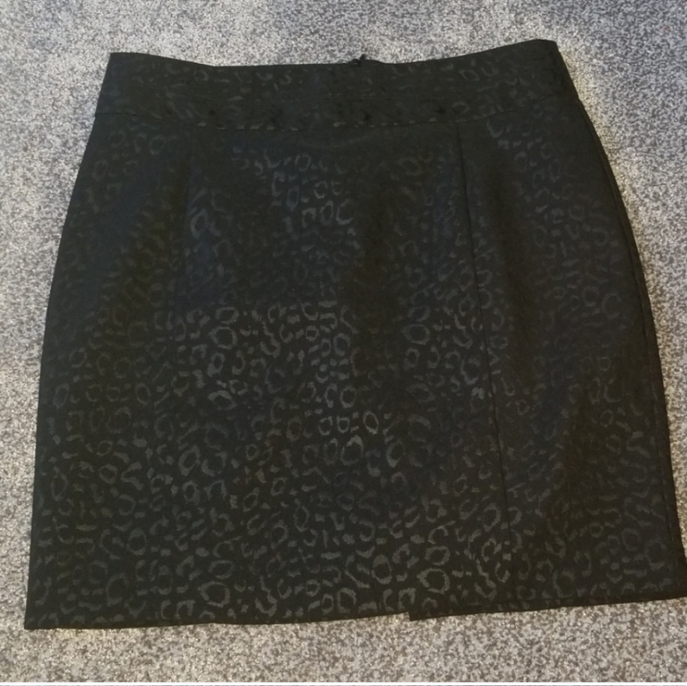 Cynthia Rowley leopard print skirt